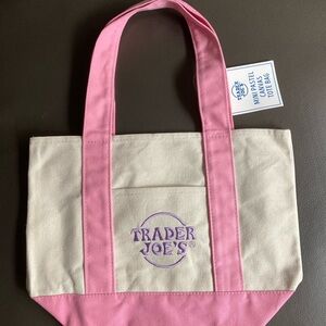 Pink and Cream Tote Bag